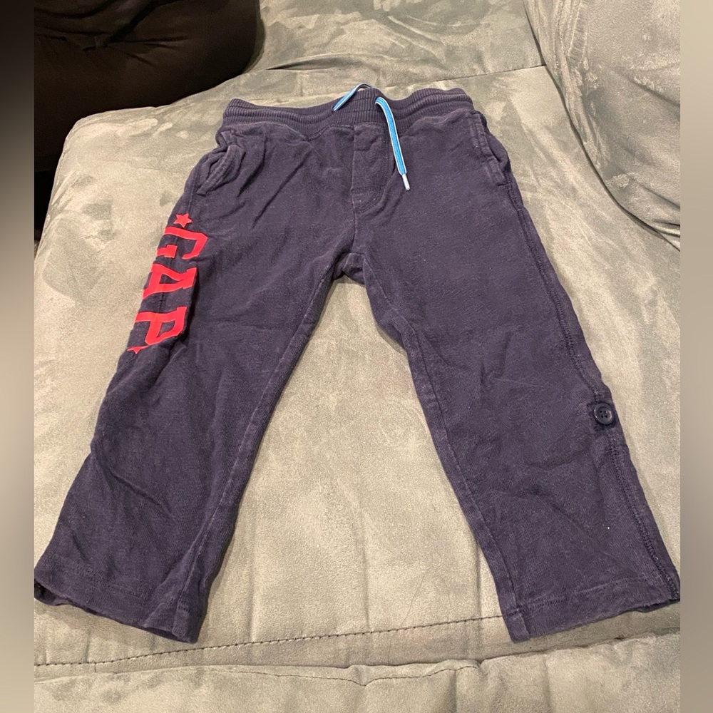 Baby Gap blue sweat pants, good condition, size 3
